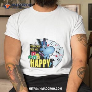 happy tv series blue unicorn character 2023 shirt tshirt