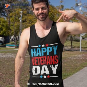 happy veterans day shirt for kids tank top