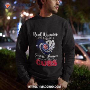 Official chicago Cubs real women love baseball smart women love