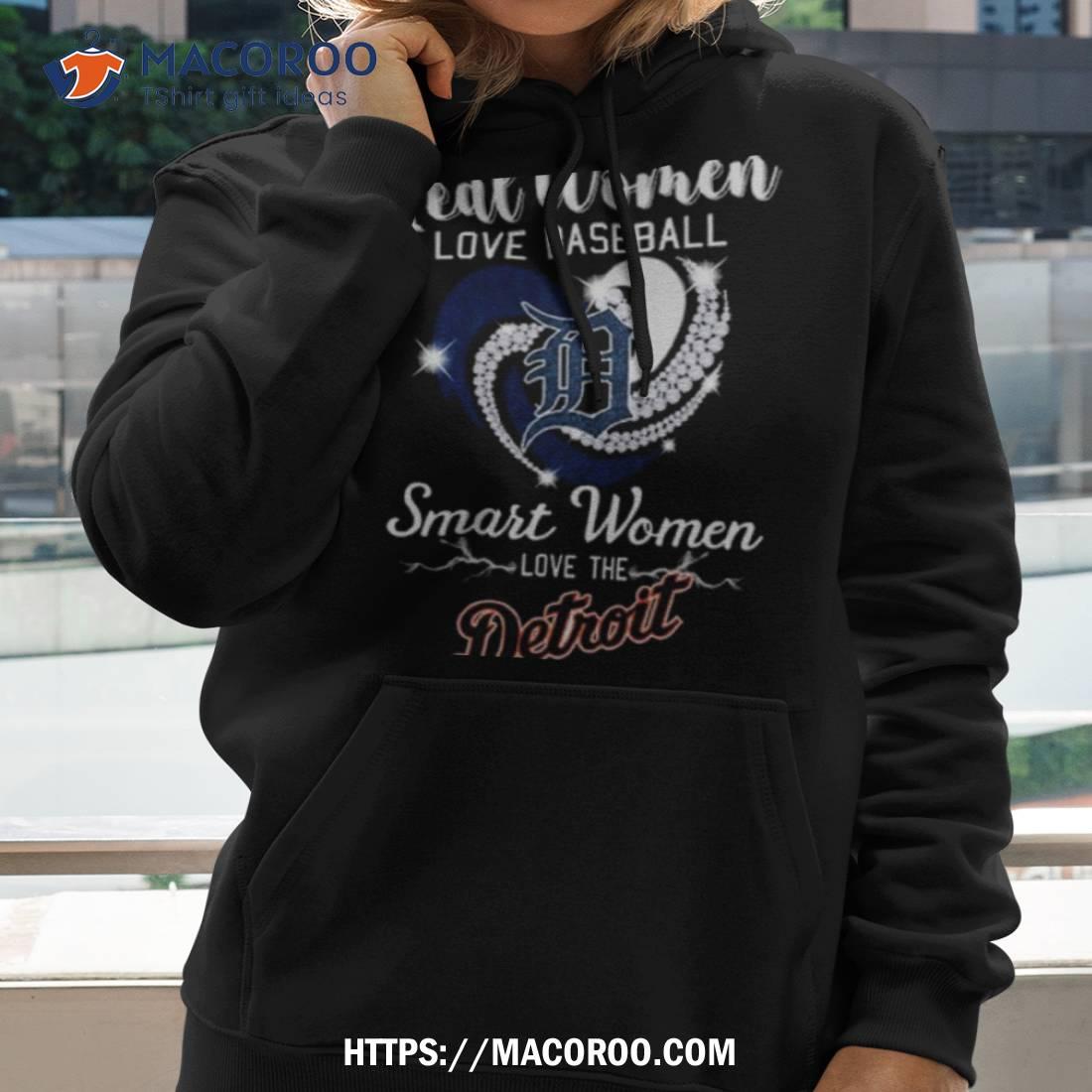 Official real women love baseball detroit tigers shirt, hoodie