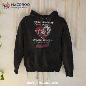 Heart Diamond Real Women Love Baseball Smart Women Love The Washington Nationals 2023 Shirt