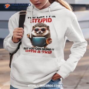 Hedgehog You Can’t Fix Stupid But You Can Numb It With A 2×4 Shirt 2 hedgehog you can t fix stupid but you can numb it with a 2 4 shirt hoodie 3