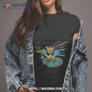 hey giraff cheer up to you cartoon by wora shirt tshirt 2