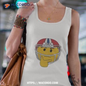 hmm moji curious thinking face text icon shirt tank top 4