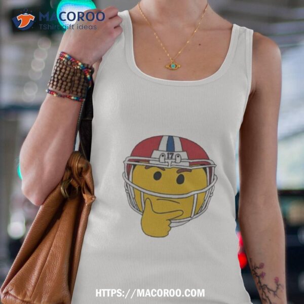 Hmm Moji Curious Thinking Face Text Icon Shirt