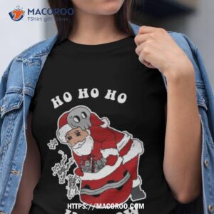 ho ho ho hollow funny christmas shirt tshirt