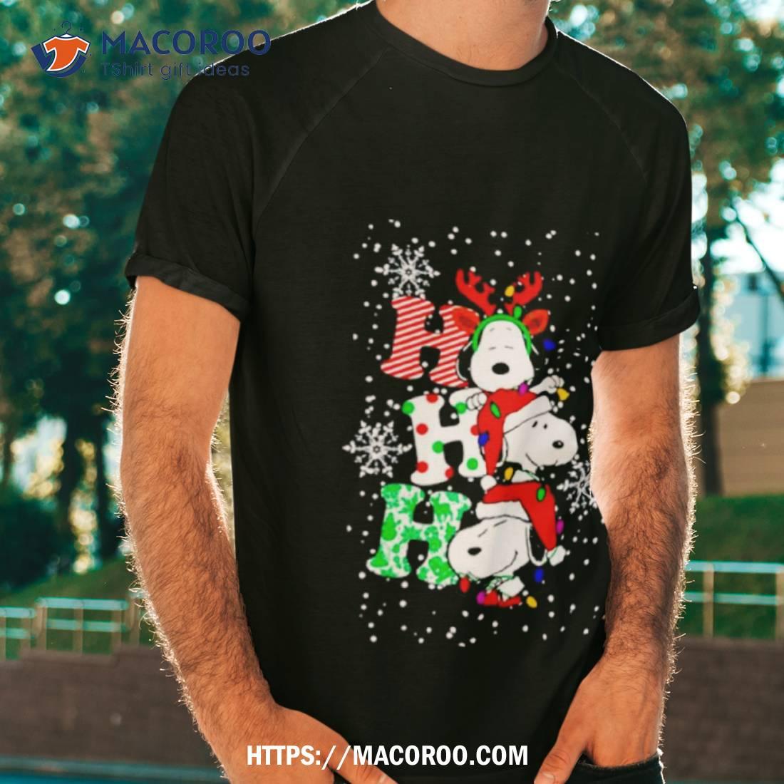 Ho Ho Ho Snoopy Merry Christmas Shirt Ho Ho Ho Snoopy Merry Christmas Shirt