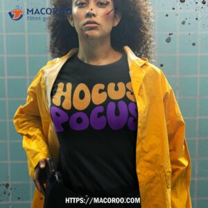 hocus pocus retro fall design halloween pocus shirt tshirt 2