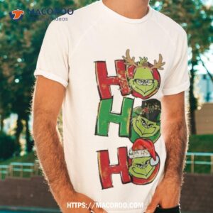 hohoho handrawing green grinch shirt tshirt