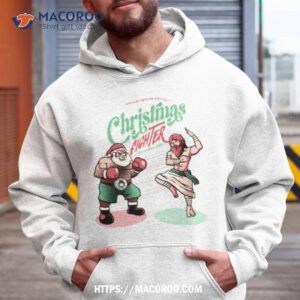 holidays fighting jesus x santa claus xmas by tobe fonseca shirt hoodie