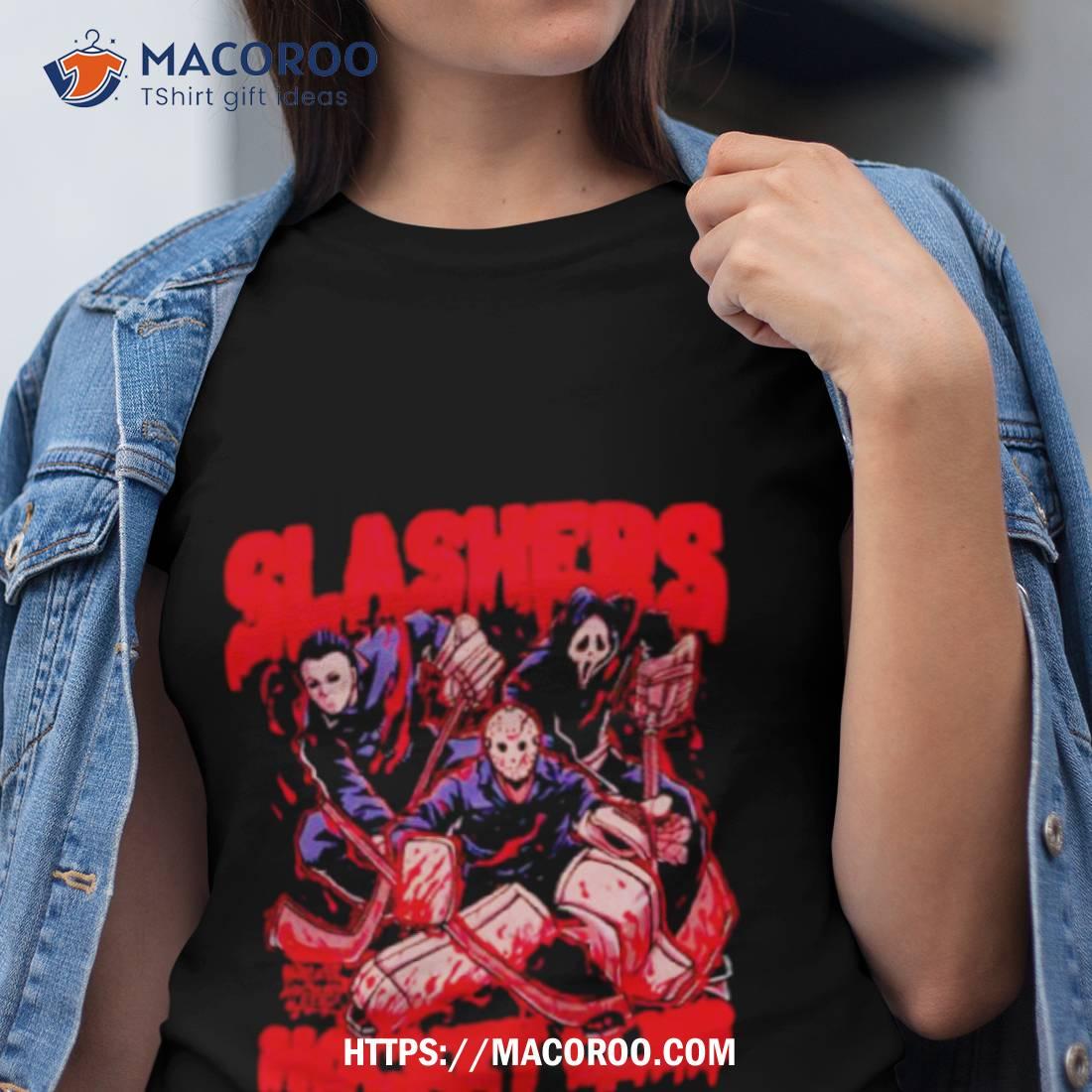 Horror Character Slashers Hockey Club Shirt Horror Character Slashers Hockey Club Shirt