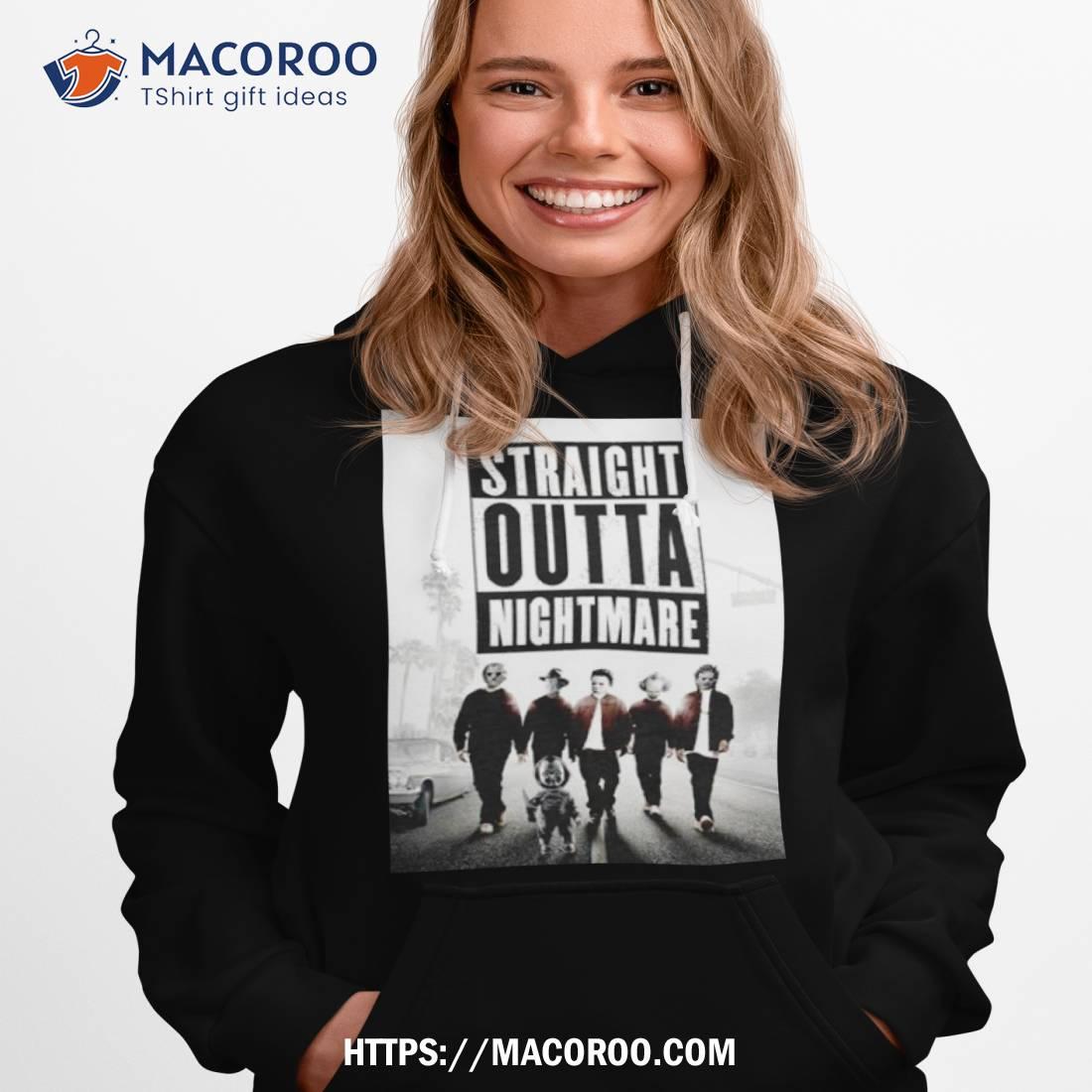 Horror Movie Characters Straight Outta Nightmare Halloween Shirt Horror Movie Characters Straight Outta Nightmare Halloween Shirt