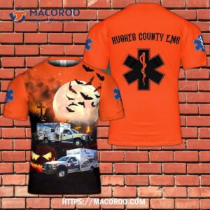 Hughes County Emergency Medical Service Halloween 3D T-Shirt Nlsi2209pd05