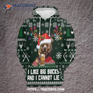 I Like Big Bucks And Cannot Lie All Over Print 3D Hoodie