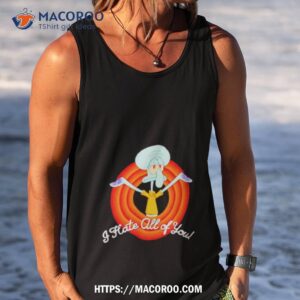 I Hate All Of You Squidward Shirt 3 i hate all of you squidward shirt tank top