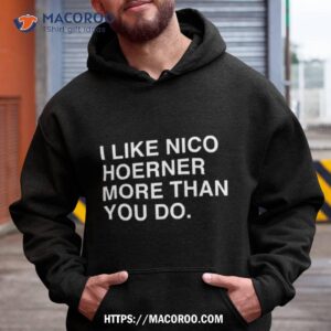 Design i like nico hoerner more than you do shirt, hoodie, sweater, long  sleeve and tank top