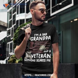 I’m A Dad Grandpa And Veteran Shirt Flag Usa Father’s Day