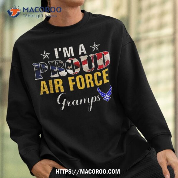 I’m A Proud Air Force Gramps American Flag Veteran Day Shirt