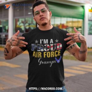 i m a proud air force gramps american flag veteran day shirt tshirt