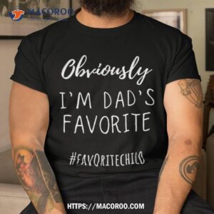 I’m My Dad’s Favorite Funny Daughter-son Child Fathers Day Shirt