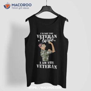 i m not veteran s wife veteran veterans day graphic shirt tank top