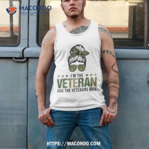 i m the veteran and veteran s wife veterans day shirt tank top 2