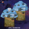 Illinois Army National Guard Uh-60 Blackhawk Helicopter Hawaiian Shirt