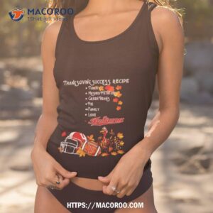 indiana hoosiers thanksgiving success recipe shirt tank top 1