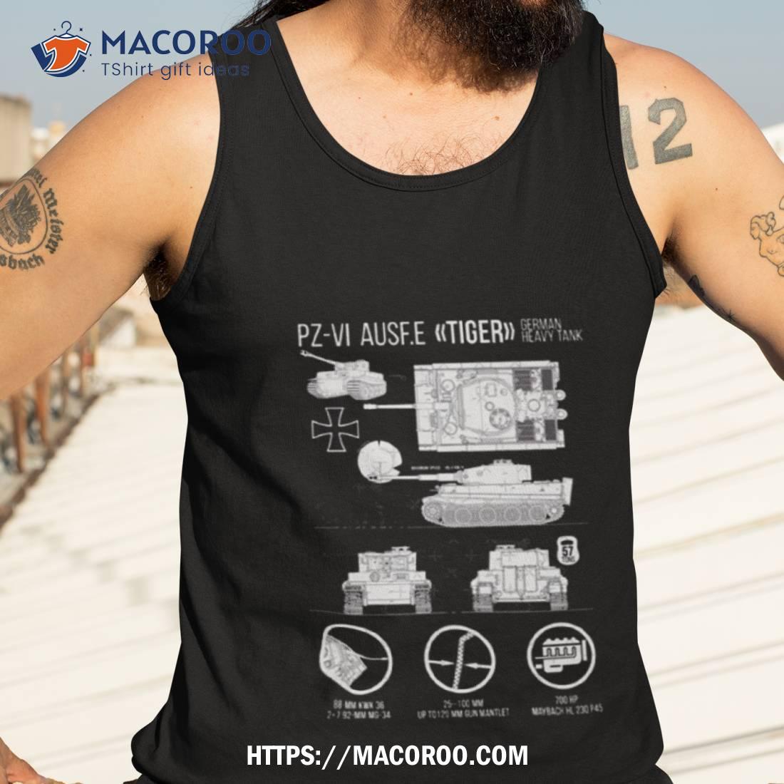 Informative Info Panzer 6 Tiger Tank Shirt Informative Info Panzer 6 Tiger Tank Shirt