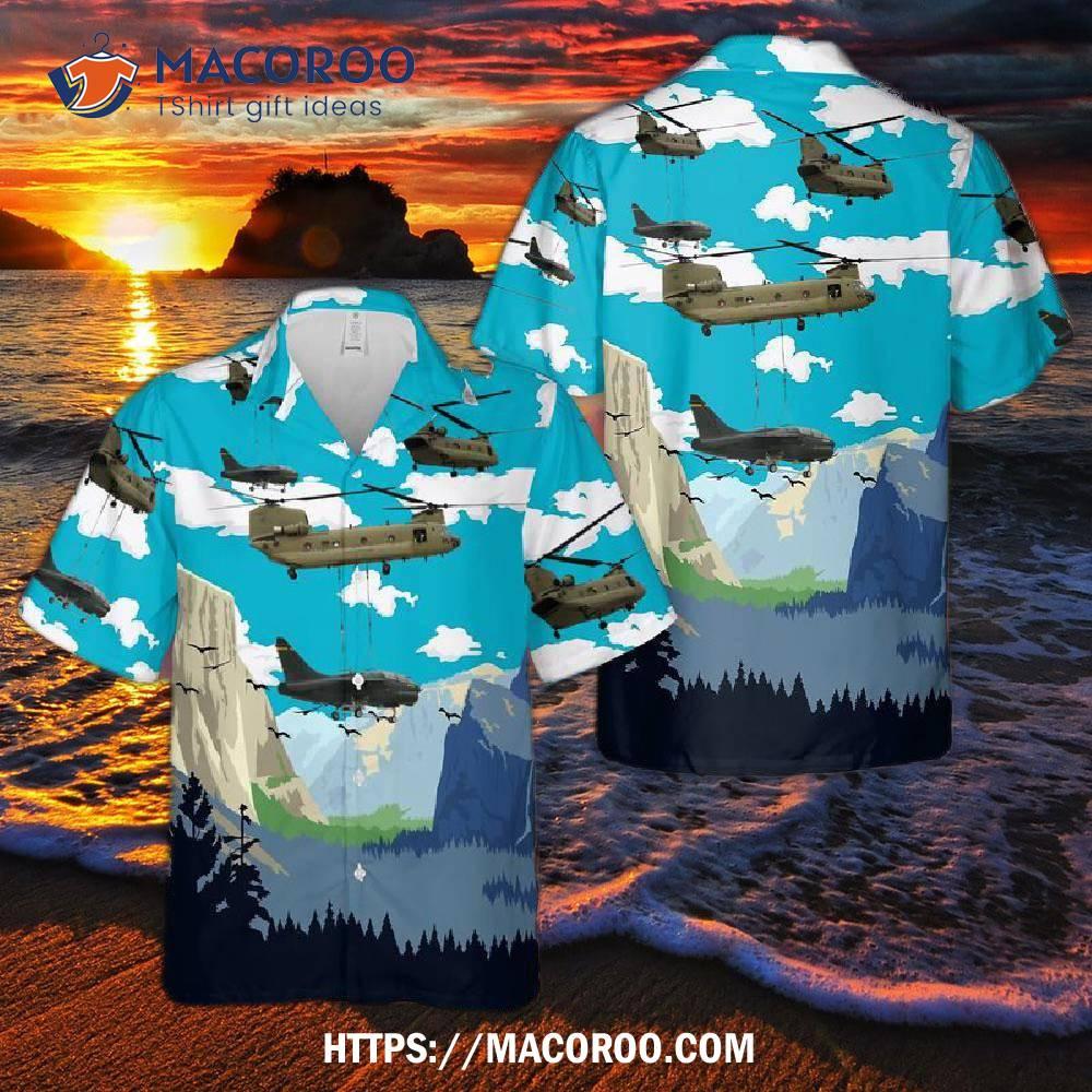 Iowa Army National Guard Ch-47f Chinook General Support Aviation Battalion Hawaiian Shirt Iowa Army National Guard Ch-47f Chinook General Support Aviation Battalion Hawaiian Shirt