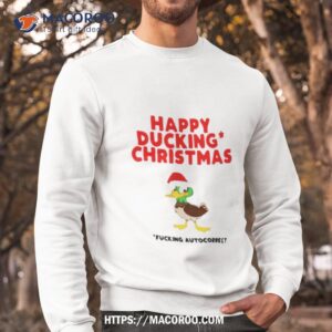 It’s Christmas Happy Ducking Christmas 2023 Shirt 2 it s christmas happy ducking christmas 2023 shirt sweatshirt