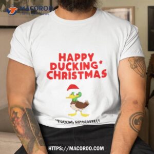it s christmas happy ducking christmas 2023 shirt tshirt