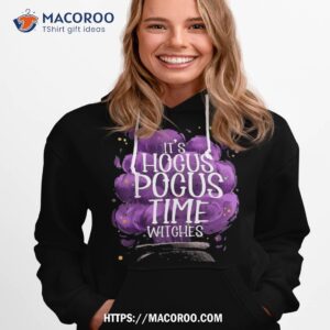 it s hocus pocus time witches cute halloween witch shirt hoodie 1