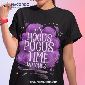 it s hocus pocus time witches cute halloween witch shirt tshirt 1
