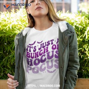 It’s Just A Bunch Of Hocus Pocus Groovy Spooky Halloween Shirt