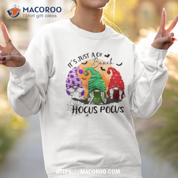 It’s Just A Bunch Of Hocus Pocus Witch Gnomes Halloween Shirt