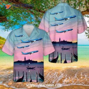 Italy Ita Airways Airbus A330-900neo Hawaiian Shirt