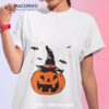 Jack O’ Lantern Witches Hat And Bats Shirt