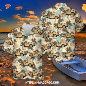 Jackal Armoured Vehicle Hawaiian Shirt
