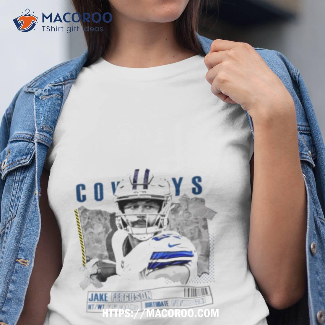 Jake Ferguson 87 Dallas Cowboys football player poster shirt, hoodie,  sweater, long sleeve and tank top