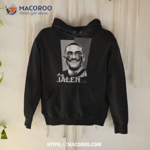 Jalen Hurts Black White Shirt 1 jalen hurts black white shirt hoodie