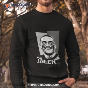 Jalen Hurts Black White Shirt 2 jalen hurts black white shirt sweatshirt