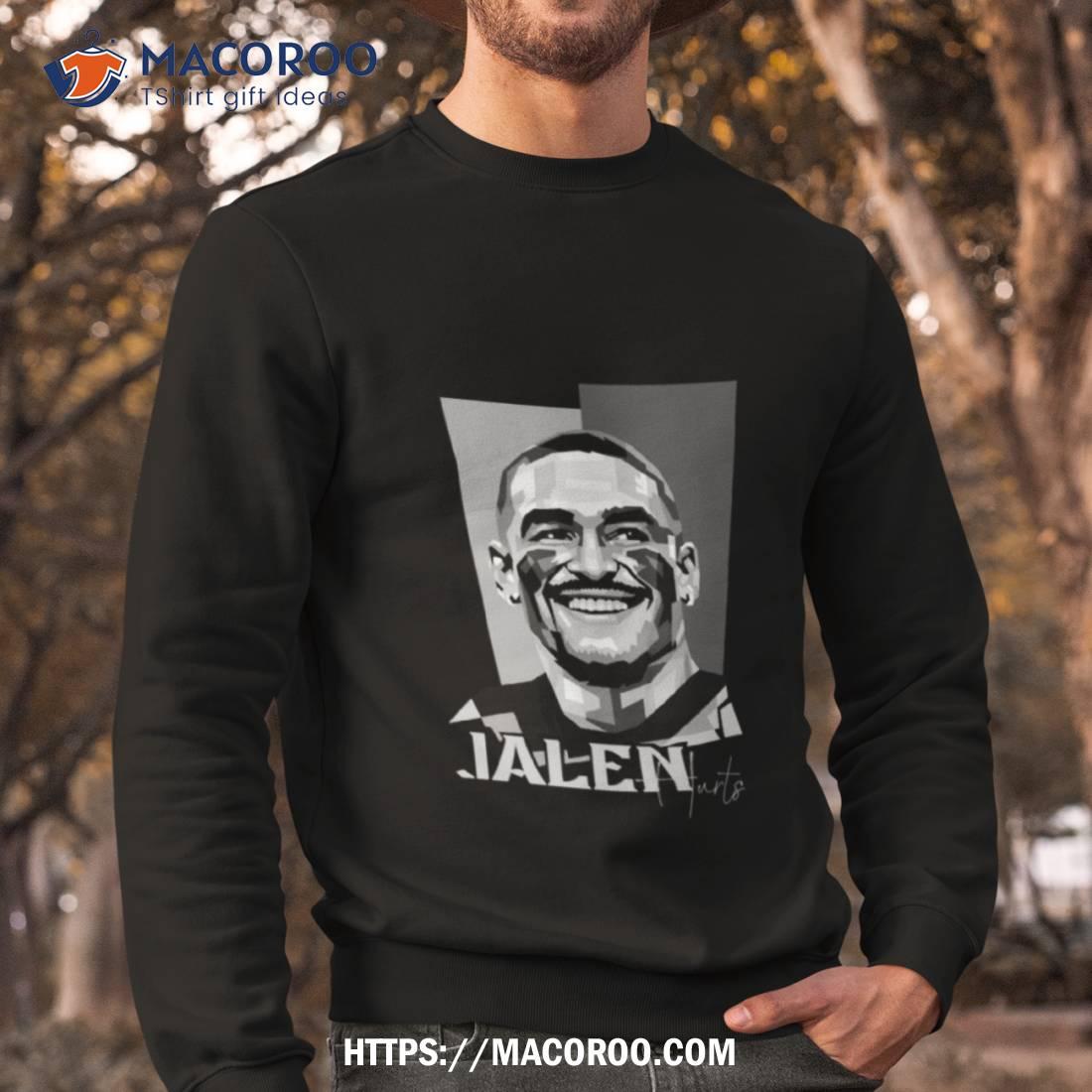 Philadelphia Eagles Road Name & Number Long Sleeve T-Shirt - Jalen