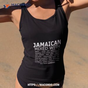 jamaican mixed with long shirt tank top 2
