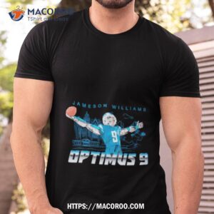 jameson williams detroit lions optimus 9 shirt tshirt
