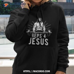 jesus bodybuilding christmas shirt hoodie 2