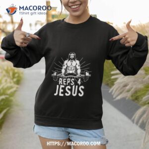 jesus bodybuilding christmas shirt sweatshirt 1
