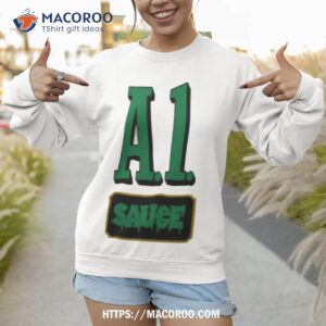 jets a1 sauce gardner logo shirt sweatshirt