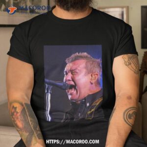 jimmy barnes singing on stage shirt tshirt