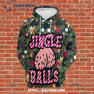 jingle balls gosblue 3d sublimation xmas hoodies unisex graphic pullover sweatshirt funny 0